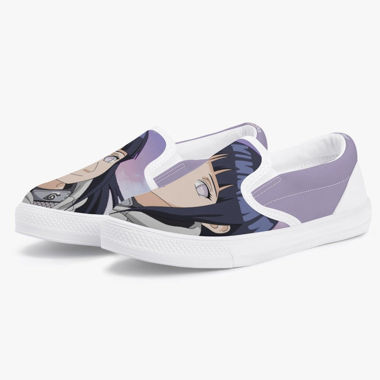 Naruto Shippuden Hyuga Hinata Kids Slipons Anime Shoes _ Naruto _ Ayuko
