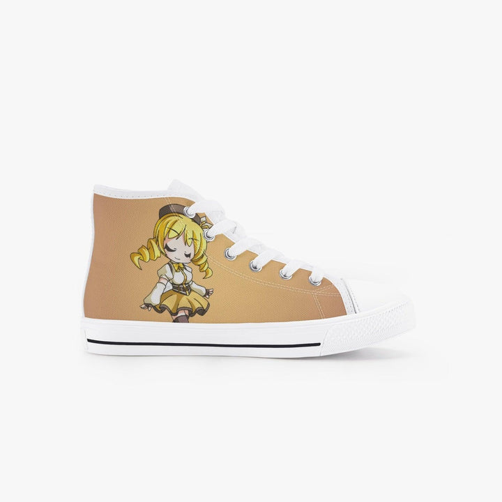 Madoka Magica Mami Tomoe Kids A-Star High Anime Shoes _ Madoka Magica _ Ayuko