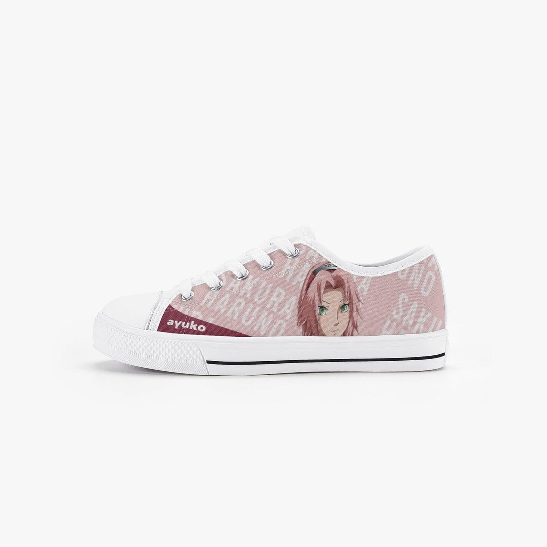 Naruto Shippuden Sakura Haruno Kids A-Star Low Anime Shoes _ Naruto _ Ayuko