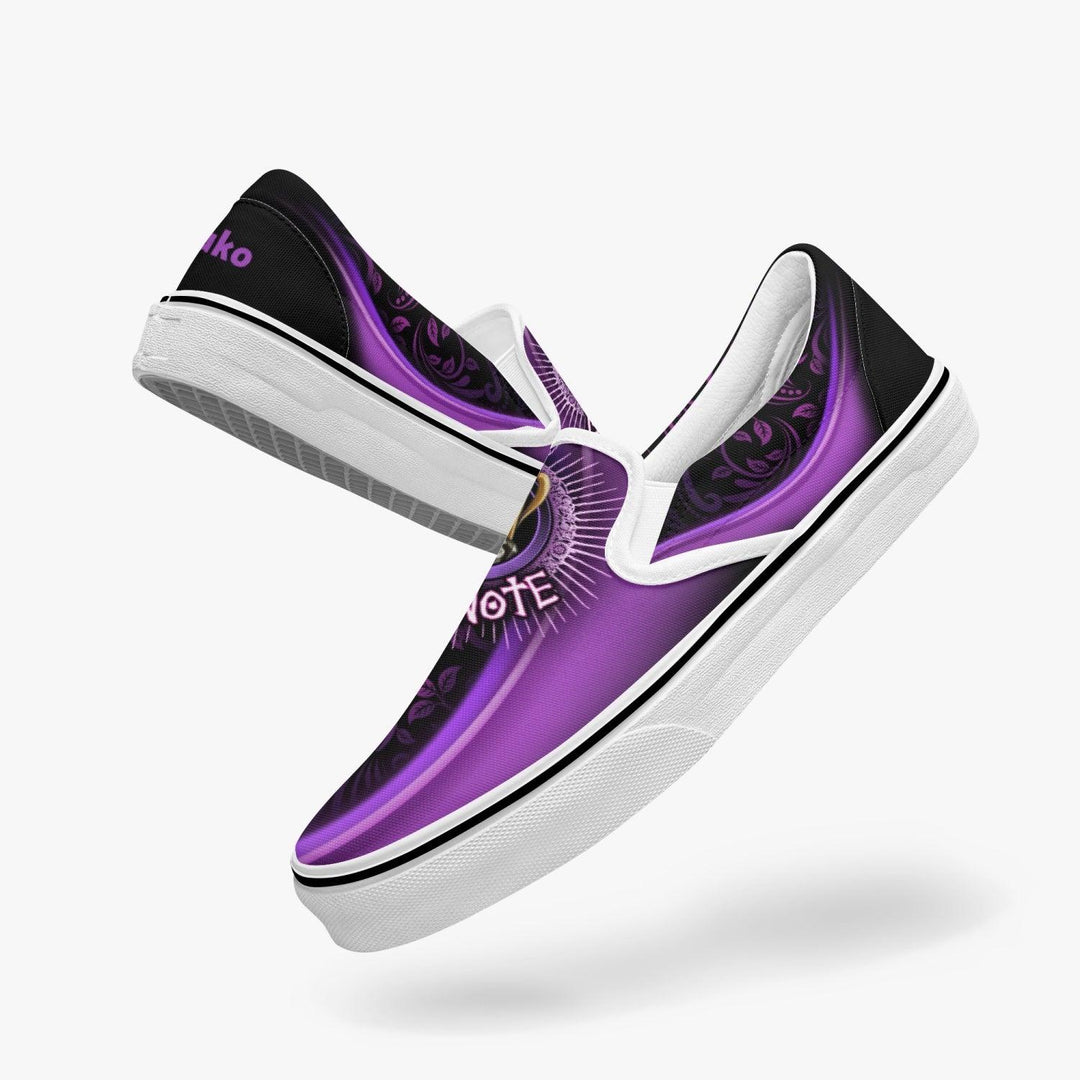 Death Note Misa Amana Purple Slip Ons Anime Shoes _ Death Note _ Ayuko