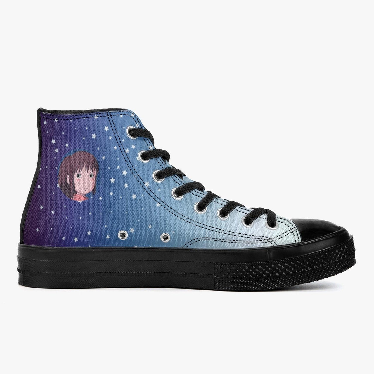 Spirited Away Haku Chihiro A-Star High Anime Shoes _ Spirited Away _ Ayuko