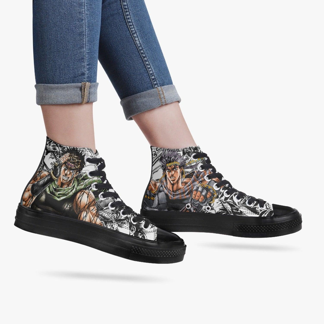 JoJo's Bizarre Adventure Joseph Joestar A-Star High Anime Shoes _ JoJo's Bizarre Adventure _ Ayuko