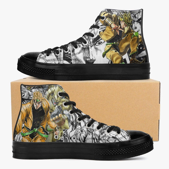 JoJo's Bizarre Adventure Dio Brando A-Star High Anime Shoes _ JoJo's Bizarre Adventure _ Ayuko