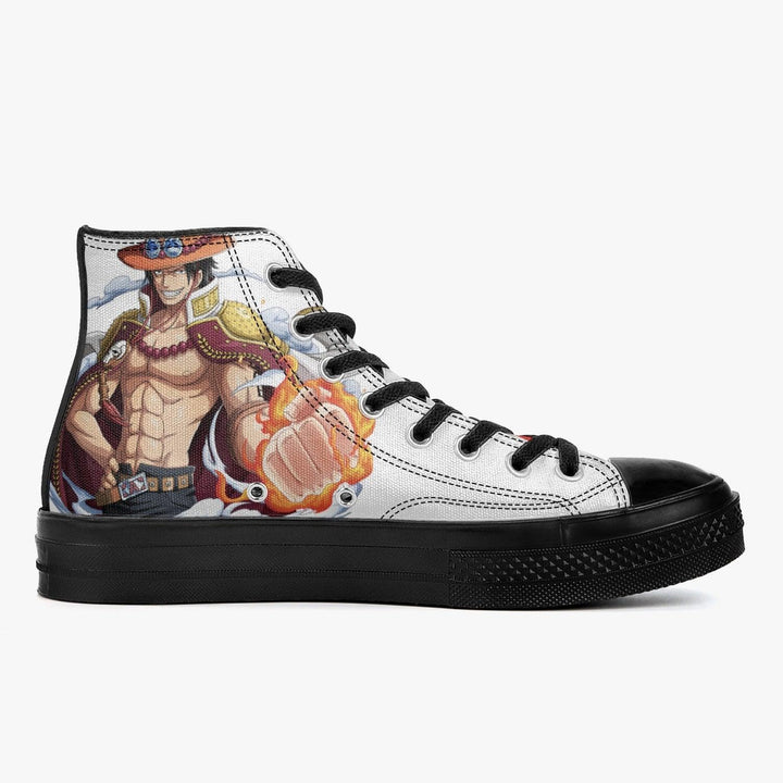 One Piece Portgas Ace A-Star High Anime Shoes _ One Piece _ Ayuko