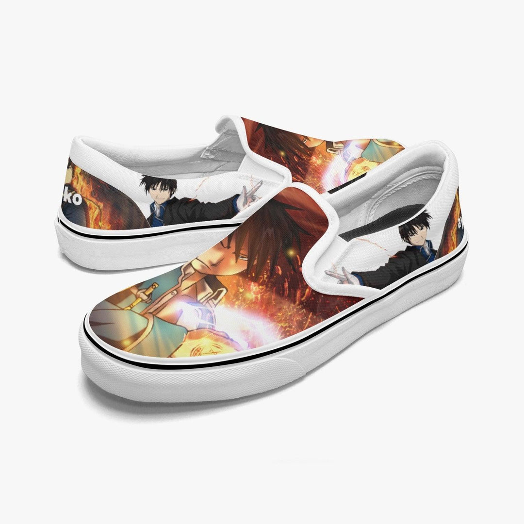 Fullmetal Alchemist Roy Slip Ons Anime Shoes _ Fullmetal Alchemist _ Ayuko