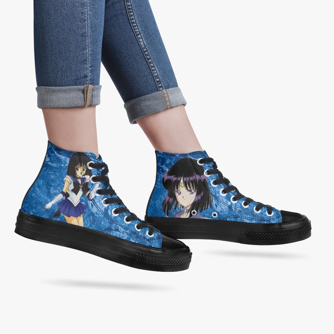 Sailor Moon Sailor Saturn A-Star High Anime Shoes _ Sailor Moon _ Ayuko