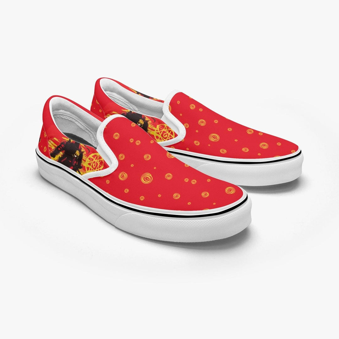 Fullmetal Alchemist Edward Slip Ons Anime Shoes _ Fullmetal Alchemist _ Ayuko