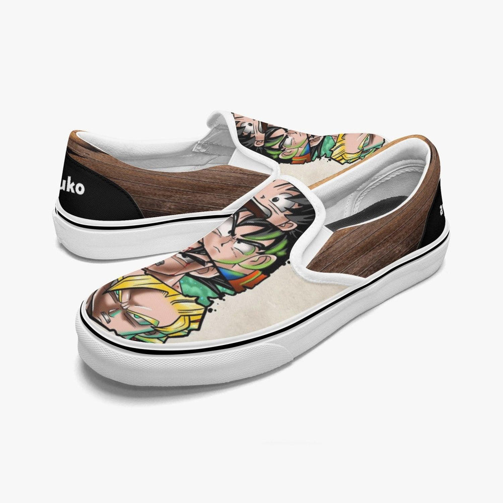 Dragon Ball Z Team Slip Ons Anime Shoes _ Dragon Ball Z _ Ayuko