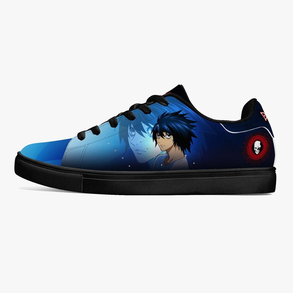 Death Note L Blue Skate Anime Shoes _ Death Note _ Ayuko