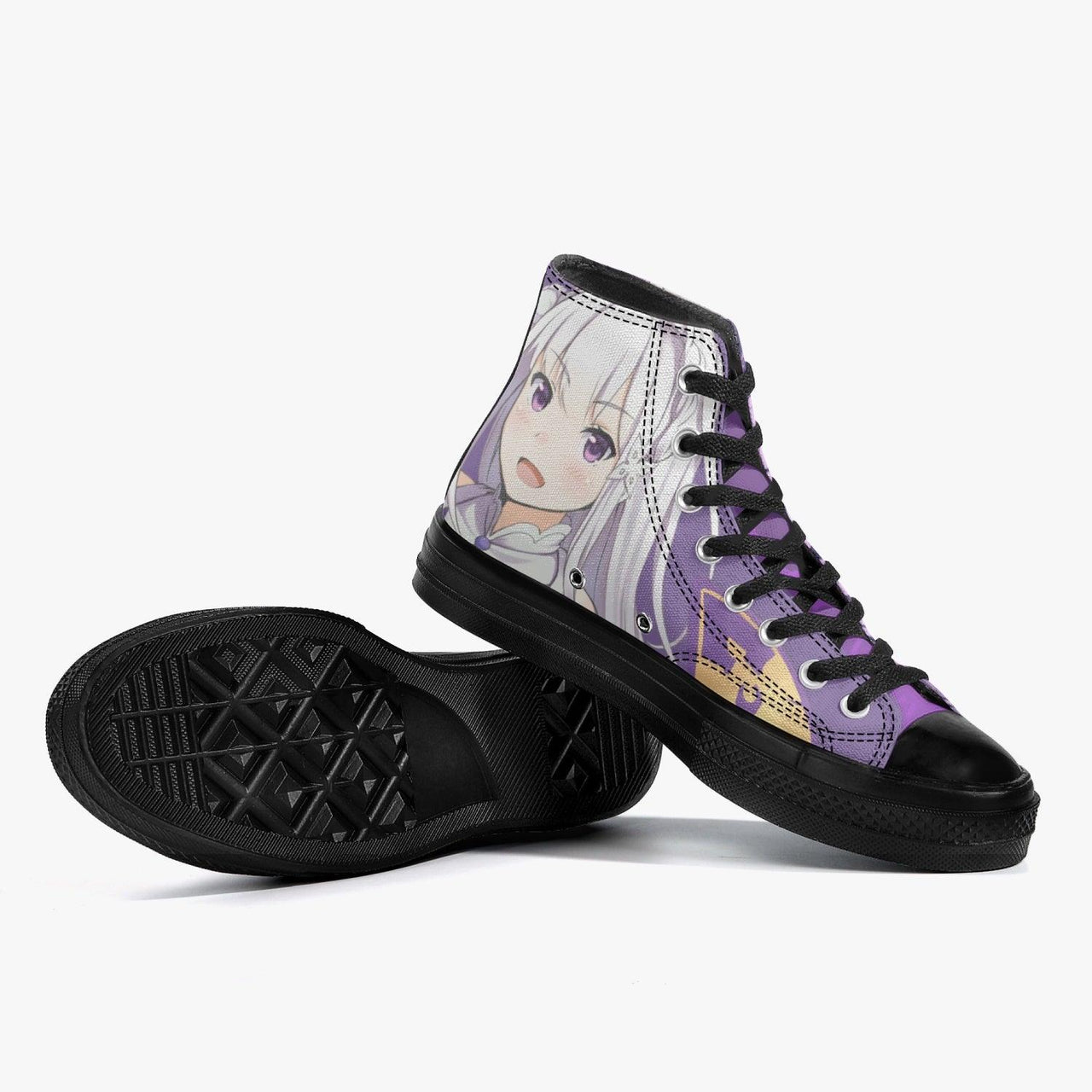 Re:Zero Emilia A-Star High Anime Shoes _ Re:Zero _ Ayuko