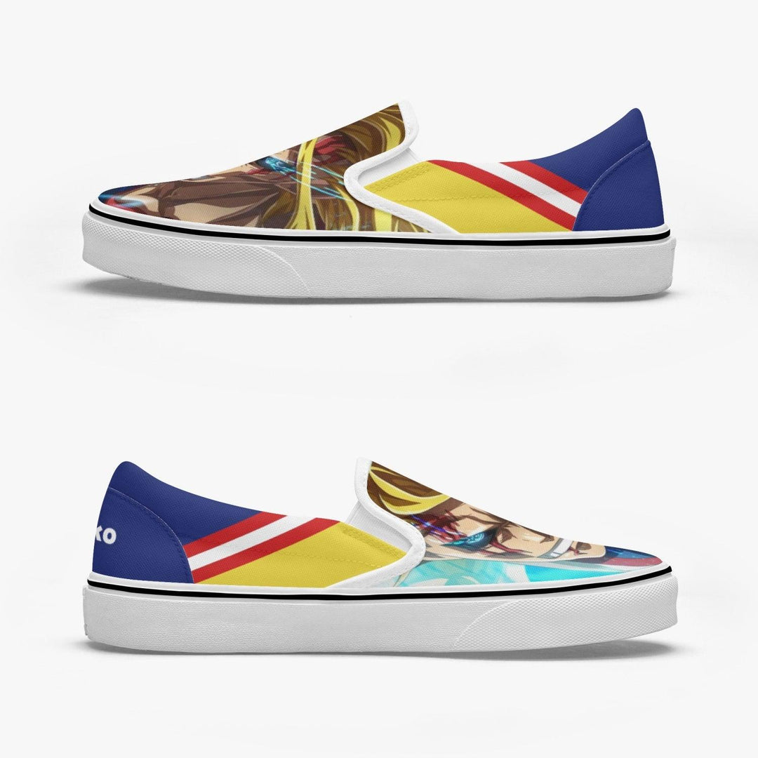 My Hero Academia All Might Slip Ons Anime Shoes _ My Hero Academia _ Ayuko