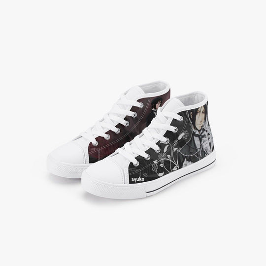 Black Butler Sebastian Michaelis Kids A-Star High Anime Shoes _ Black butler _ Ayuko