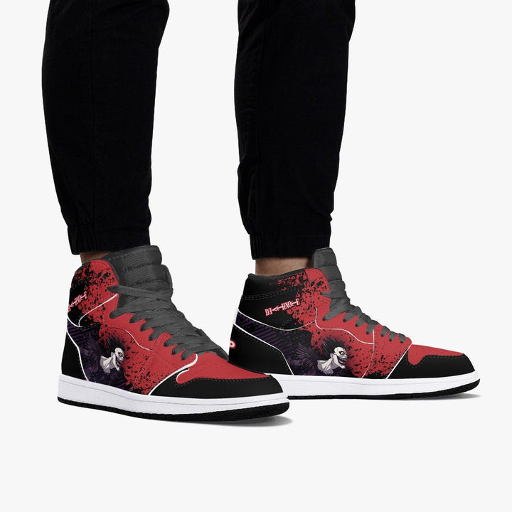 Death Note Ryuk Red-Black JD1 Mid Anime Shoes _ Death Note _ Ayuko