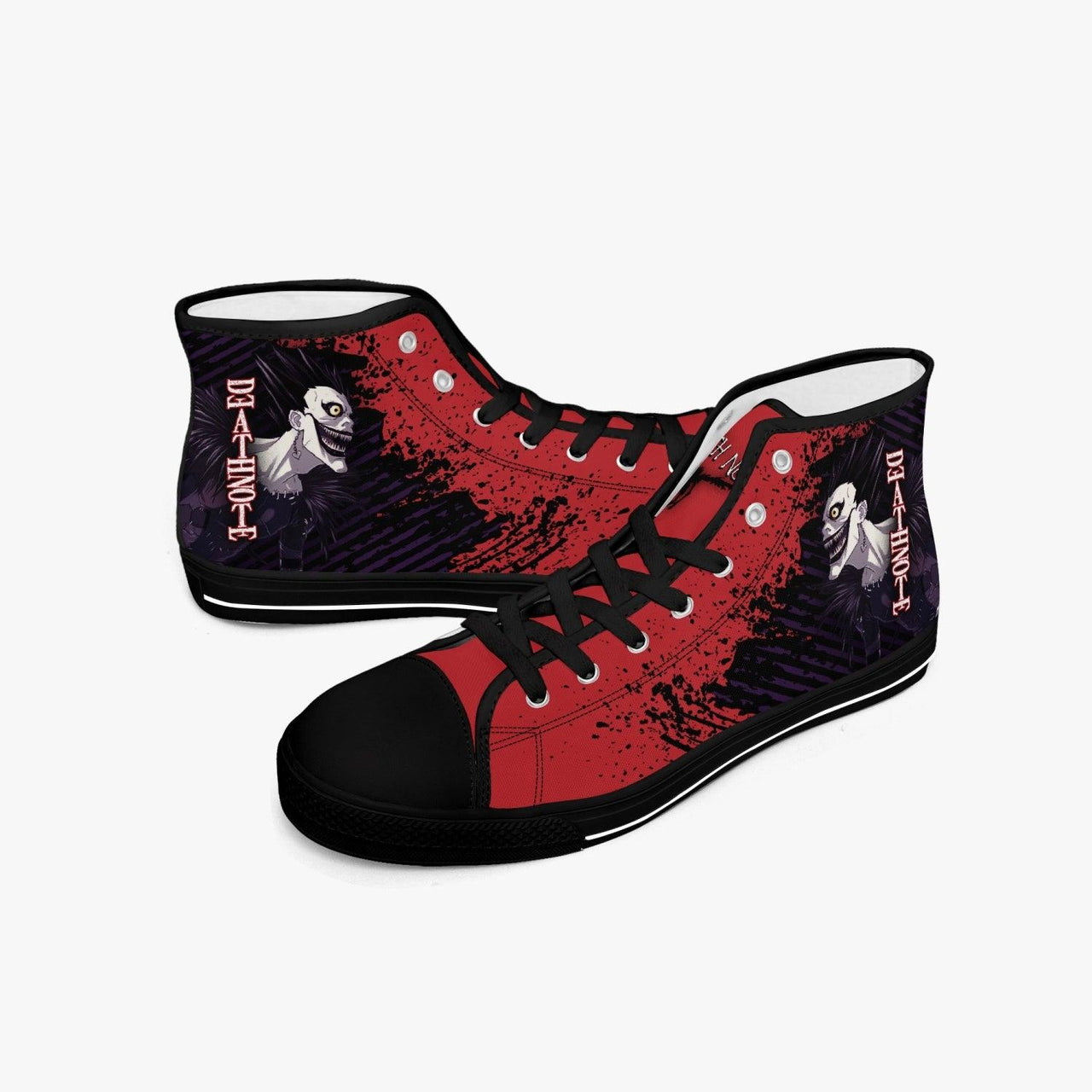 Death Note Ryuk Red Black A-Star Mid Anime Shoes _ Death Note _ Ayuko