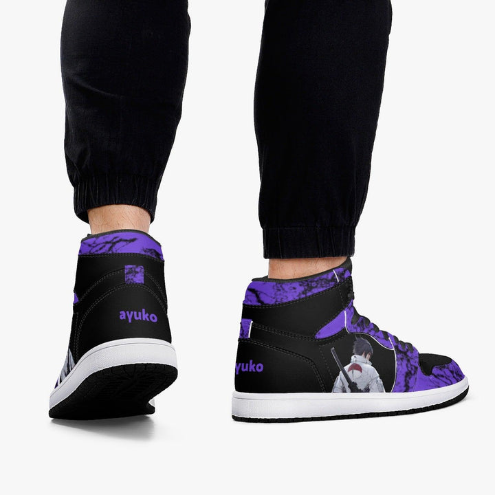 Naruto Shippuden Sasuke JD1 Anime Shoes _ Naruto _ Ayuko