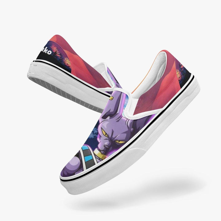 Dragon Ball Z Beerus Slip Ons Anime Shoes _ Dragon Ball Z _ Ayuko