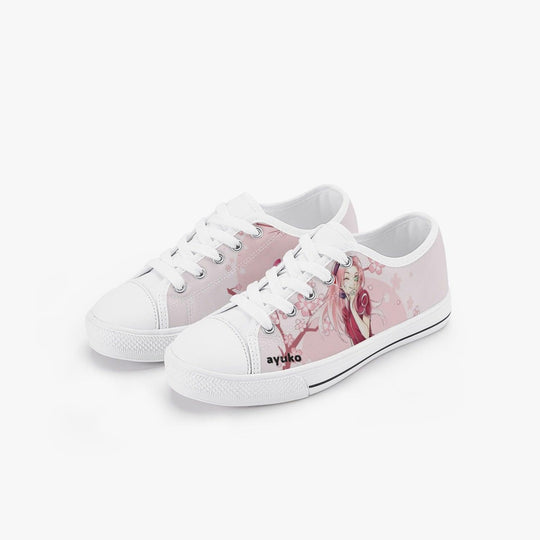 Naruto Shippuden Sakura Kids A-Star Low Anime Shoes _ Naruto _ Ayuko