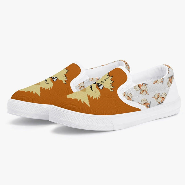 Pokemon Arcanine Kids Slipons Anime Shoes _ Pokemon _ Ayuko