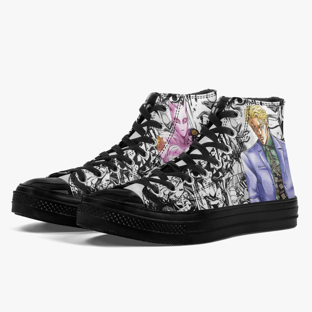 JoJo's Bizarre Adventure Kira Killer Queen A-Star High Anime Shoes _ JoJo's Bizarre Adventure _ Ayuko