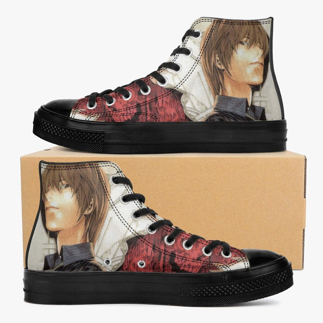 Death Note Light Yagami A-Star High Anime Shoes _ Death Note _ Ayuko