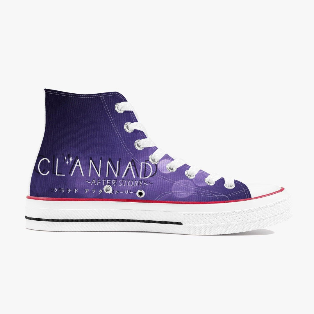 Clannad Kyou Fujibayashi A-Star High White Anime Shoes _ Clannad _ Ayuko