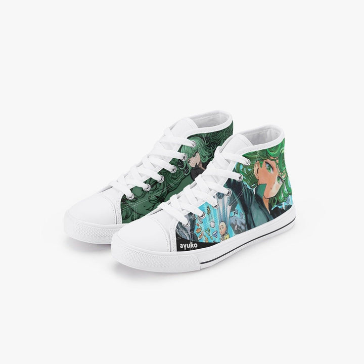 One Punch Man Tatsumaki Kids A-Star High Anime Shoes _ One Punch Man _ Ayuko