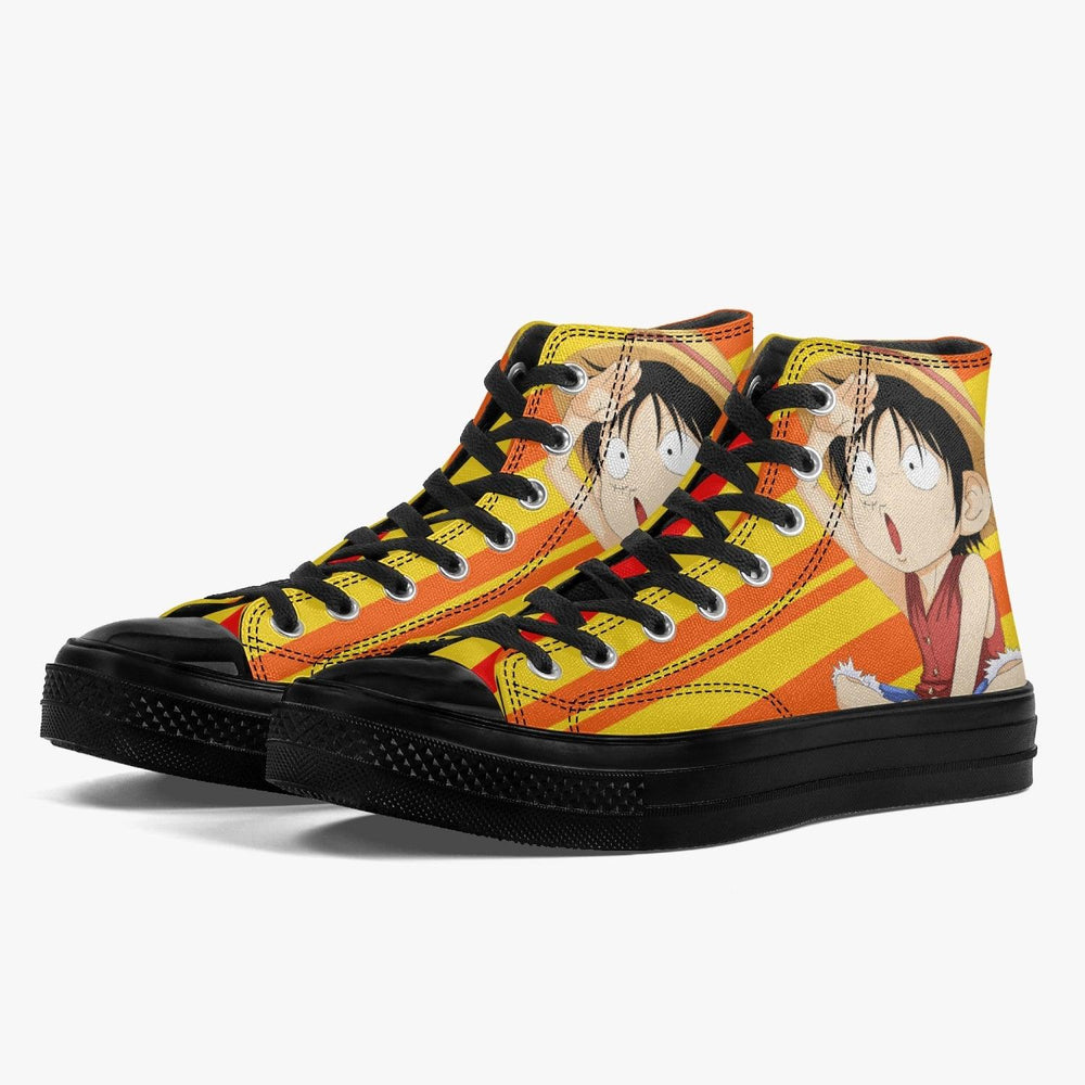 One Piece Luffy A-Star High Anime Shoes _ One Piece _ Ayuko