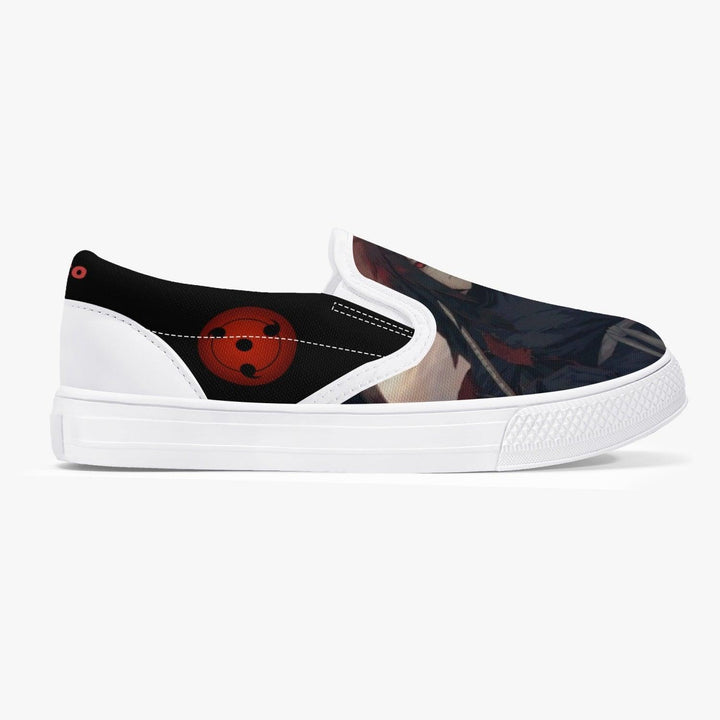 Naruto Shippuden Madara Kids Slip Ons Anime Shoes _ Naruto _ Ayuko