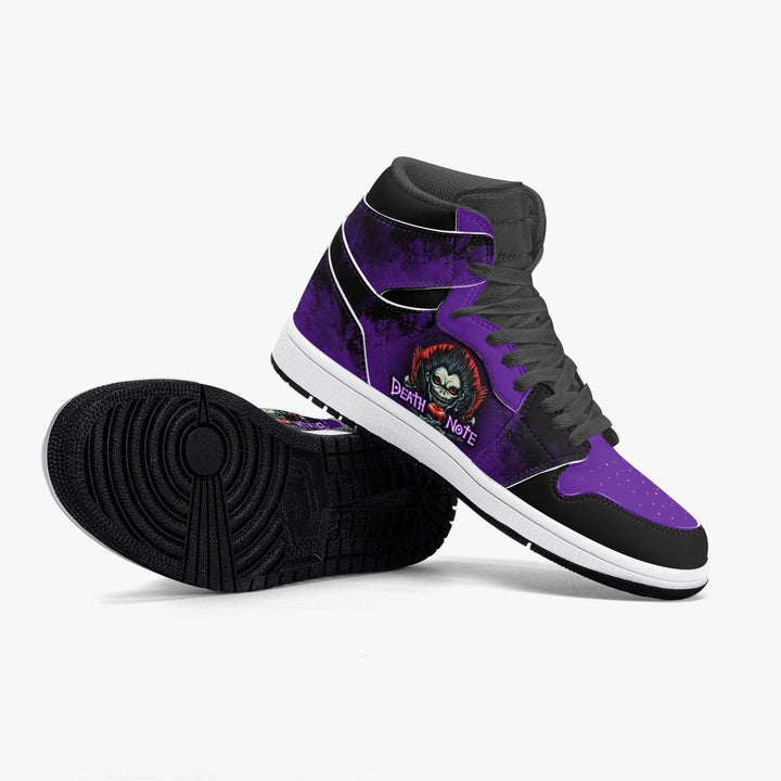 Death Note Ryuk Purple JD1 Mid Anime Shoes _ Death Note _ Ayuko