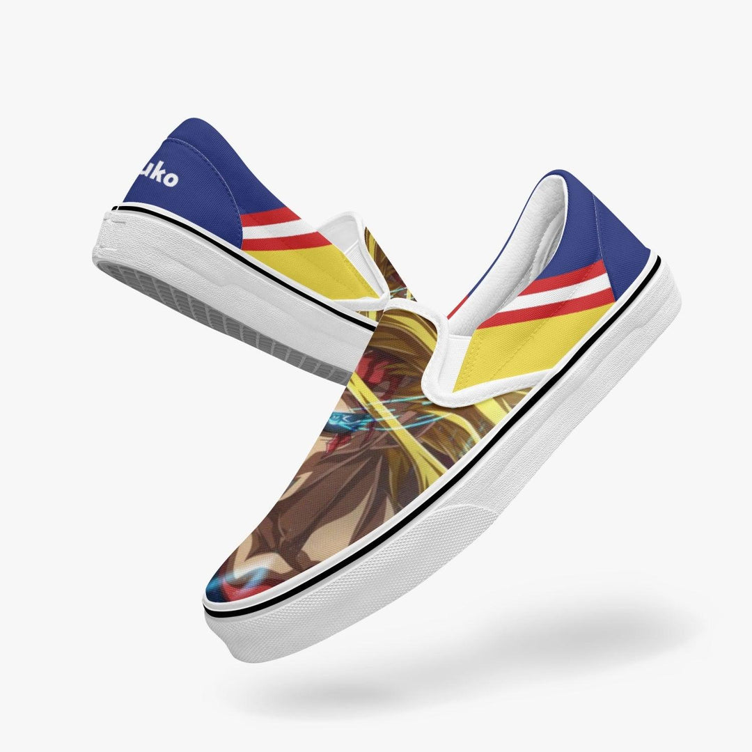 My Hero Academia All Might Slip Ons Anime Shoes _ My Hero Academia _ Ayuko