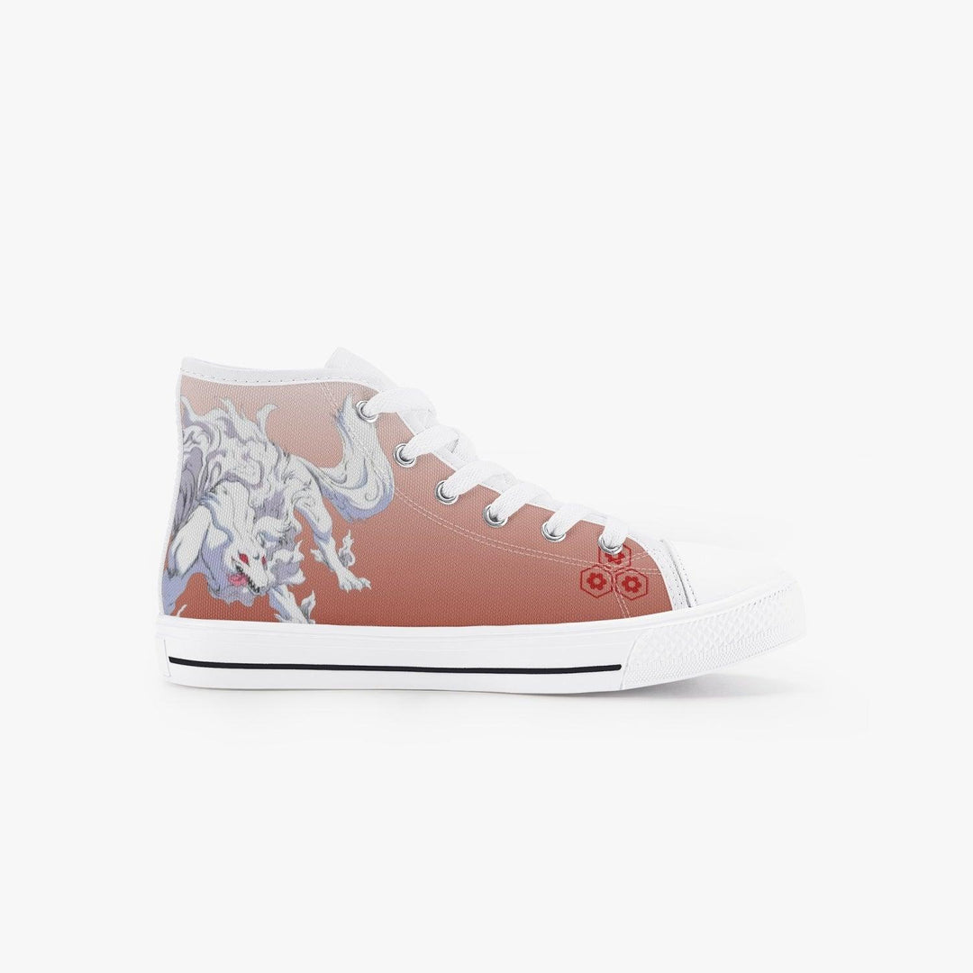 Sesshomaru Kids A-Star High Anime Shoes _ Inuyasha _ Ayuko