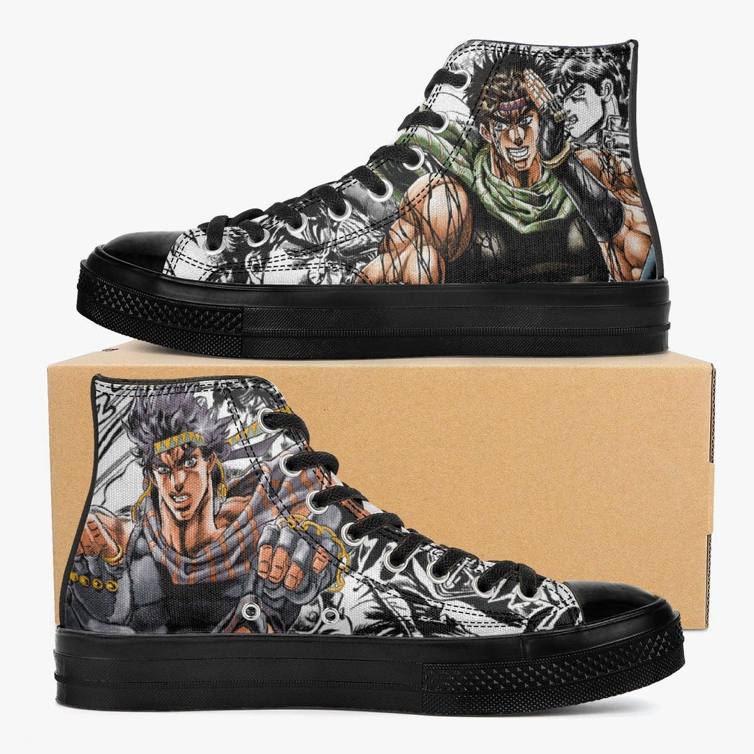 JoJo's Bizarre Adventure Joseph Joestar A-Star High Anime Shoes _ JoJo's Bizarre Adventure _ Ayuko