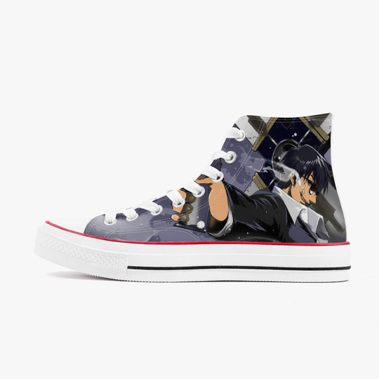 Trigun Nicholas D. Wolfwood A-Star High White Anime Shoes _ Trigun _ Ayuko