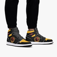 Thumbnail for Death Note Light Yagami Yellow Black JD1 Mid Anime Shoes _ Death Note _ Ayuko