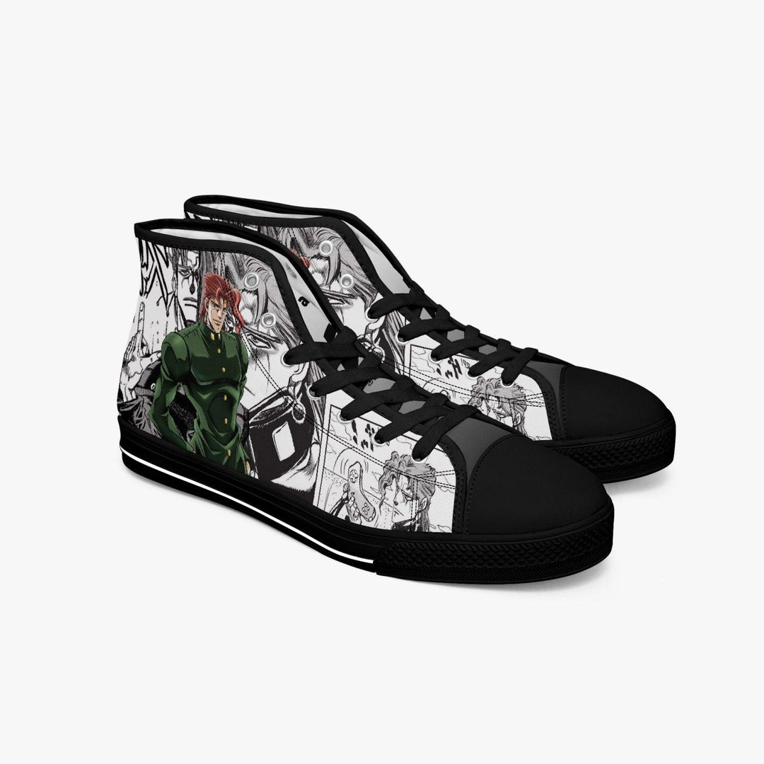 JoJo's Bizarre Adventure Noriaki Kakyoin A-Star Mid Anime Shoes _ JoJo's Bizarre Adventure _ Ayuko