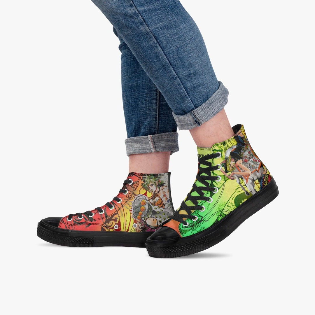 JoJo's Bizarre Adventure Jolyne Kujo A-Star High Anime Shoes _ JoJo's Bizarre Adventure _ Ayuko