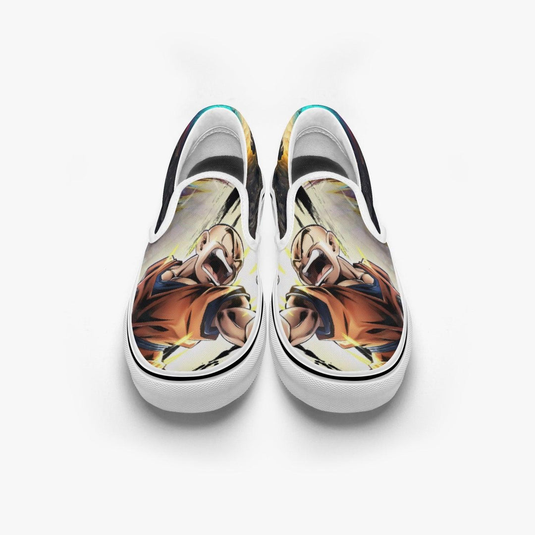 Dragon Ball Z Krillin Slip Ons Anime Shoes _ Dragon Ball Z _ Ayuko