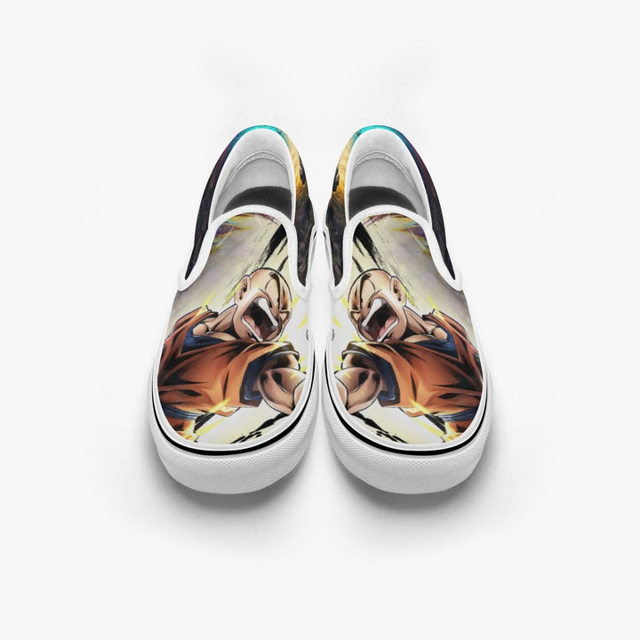 Dragon Ball Z Krillin Slip Ons Anime Shoes _ Dragon Ball Z _ Ayuko