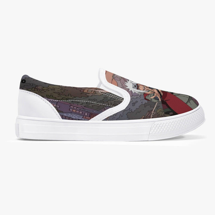 Naruto Shippuden Jiraiya Kids Slipons Anime Shoes _ Naruto _ Ayuko