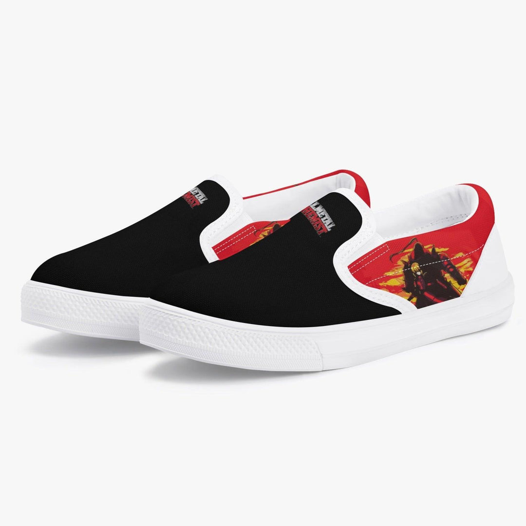 Fullmetal Alchemist Edward Kids Slip Ons Anime Shoes _ Fullmetal Alchemist _ Ayuko