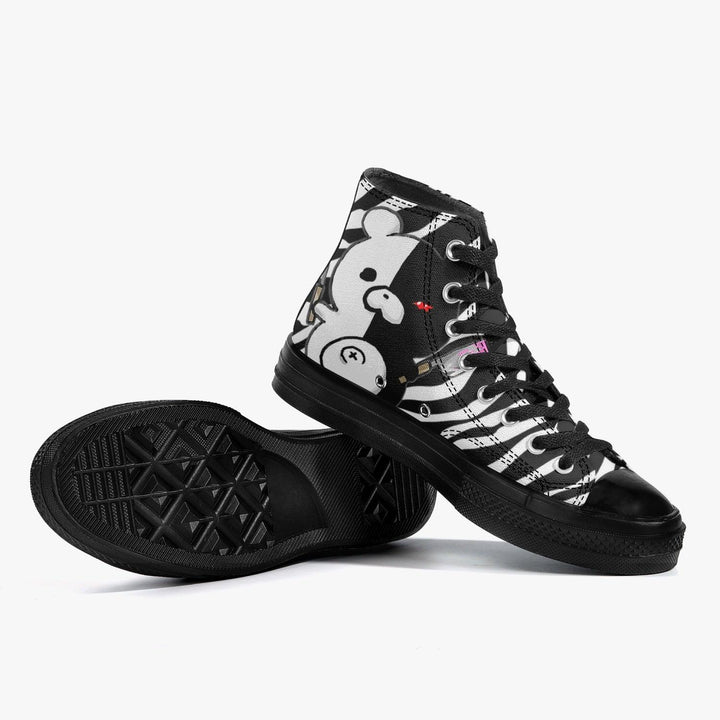 Danganronpa Monokuma A-Star High Anime Shoes _ Danganronpa _ Ayuko