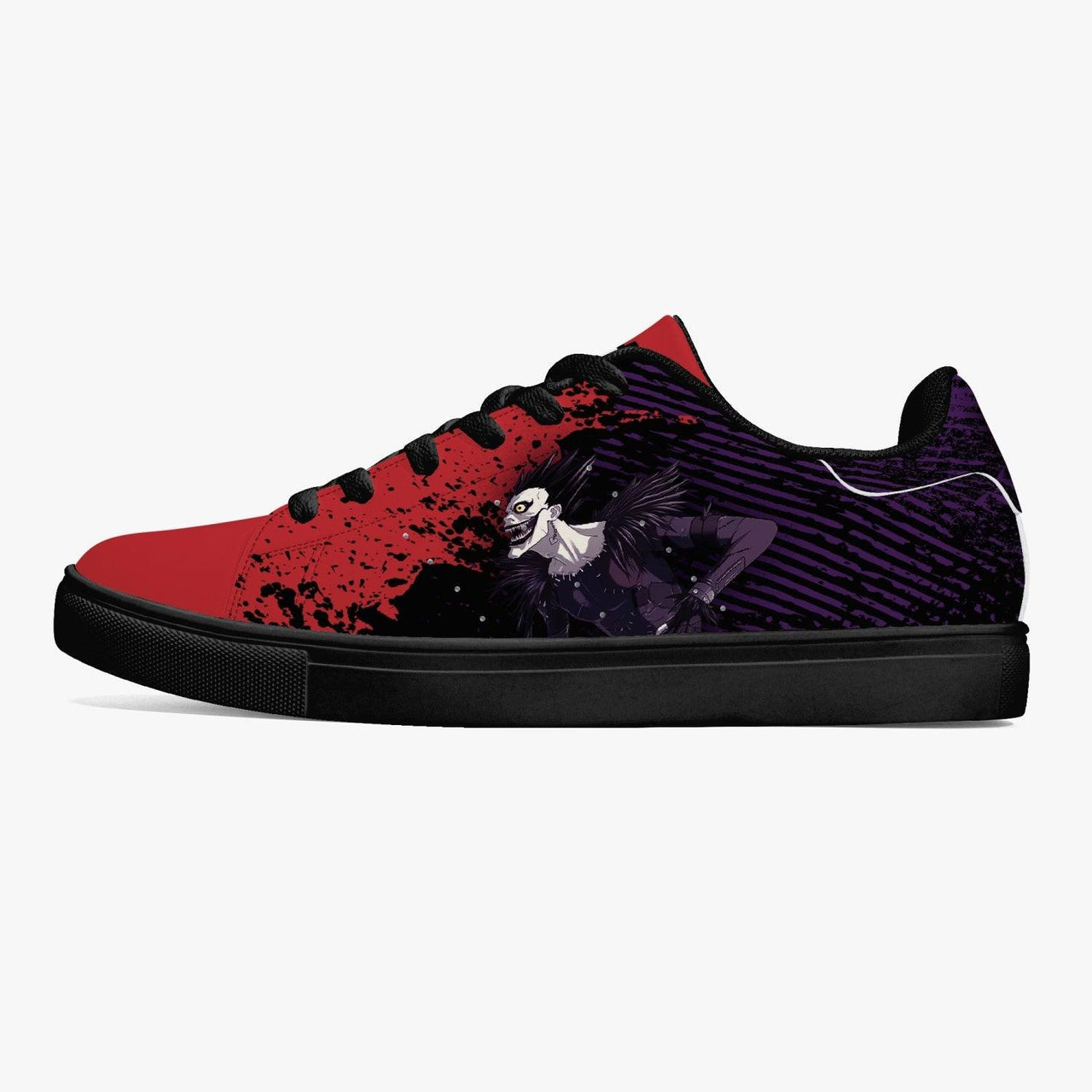 Death Note Ryuk Purple/Red Skate Anime Shoes _ Death Note _ Ayuko