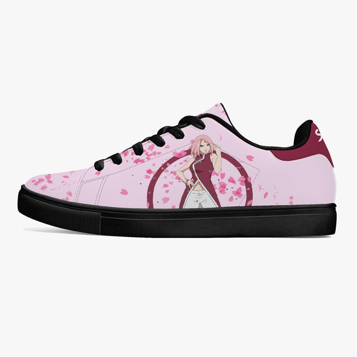 Naruto Shippuden Sakura Haruno Skate Anime Shoes _ Naruto _ Ayuko