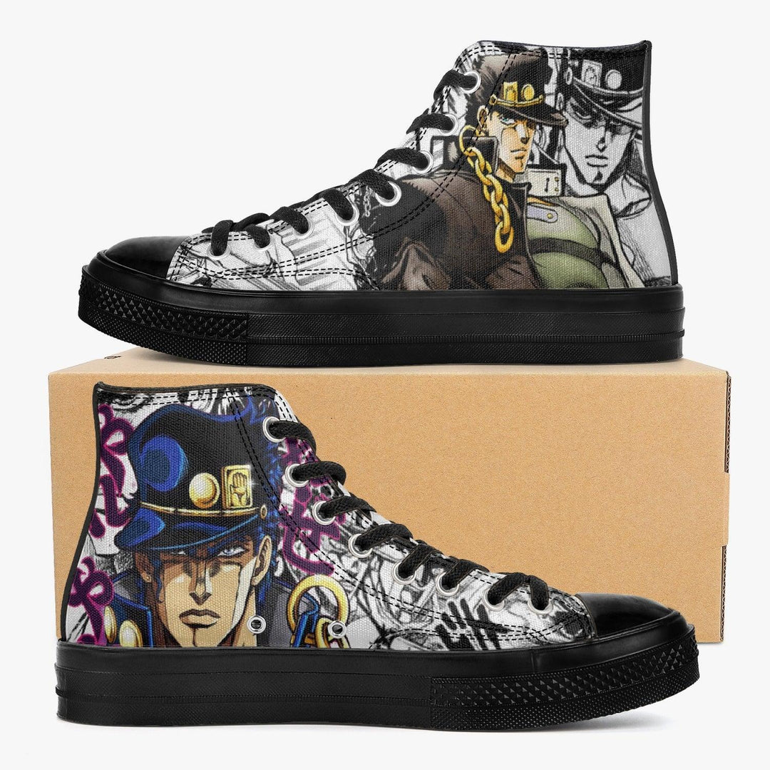 JoJo's Bizarre Adventure Jotaro Kujo A-Star High Anime Shoes _ JoJo's Bizarre Adventure _ Ayuko