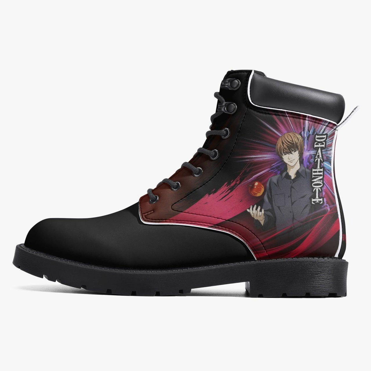 Death Note Light Yagami Apple Boots Anime Shoes _ Death Note _ Ayuko