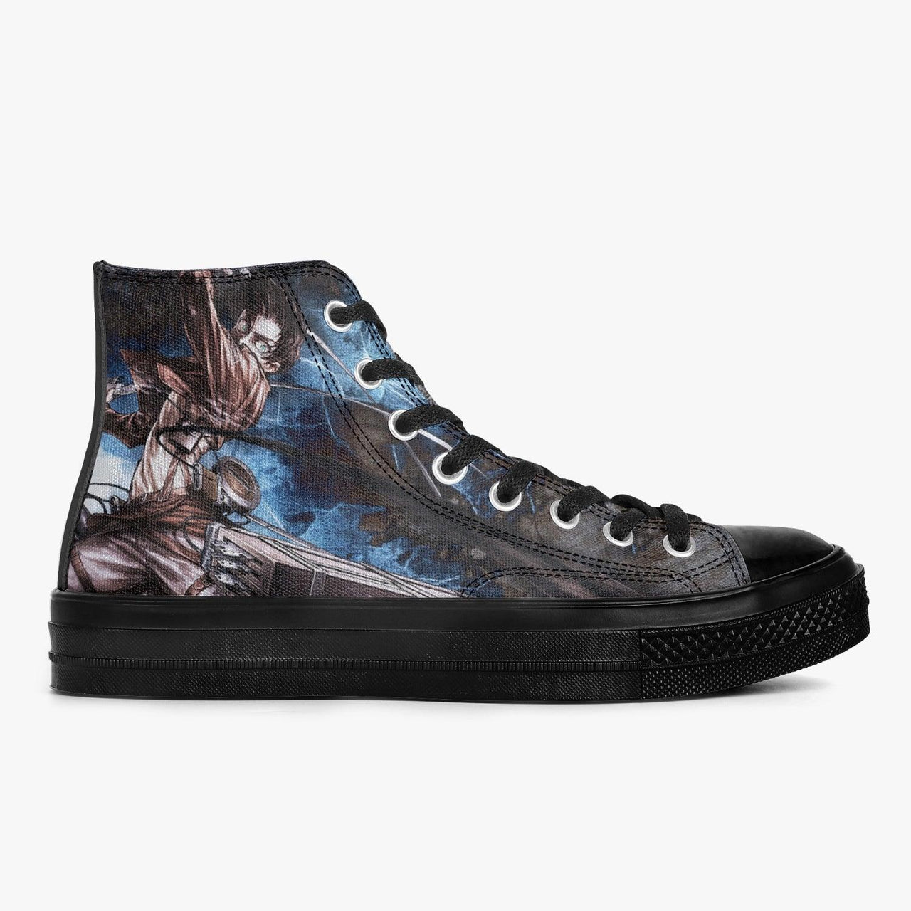 Attack On Titan Eren Yeager A-Star High Anime Shoes _ Attack On Titan _ Ayuko