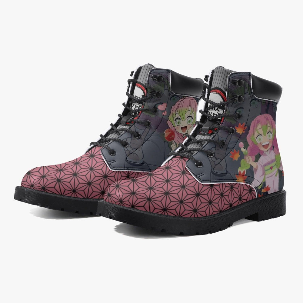 Demon Slayer Mitsuri Kanroji Casual Leather Boots Anime Shoes _ Demon Slayer _ Ayuko