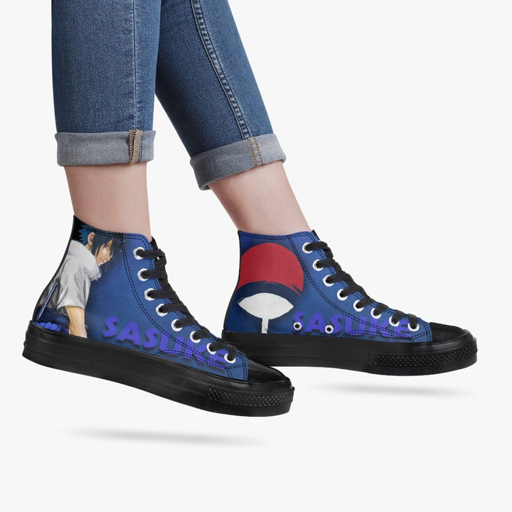 Naruto Shippuden Sasuke A-Star High Anime Shoes _ Naruto _ Ayuko