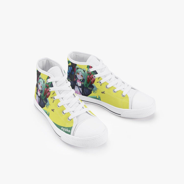 Cyberpunk Edgerunners Rebecca Kids A-Star High Anime Shoes _ Cyberpunk Edgerunners _ Ayuko