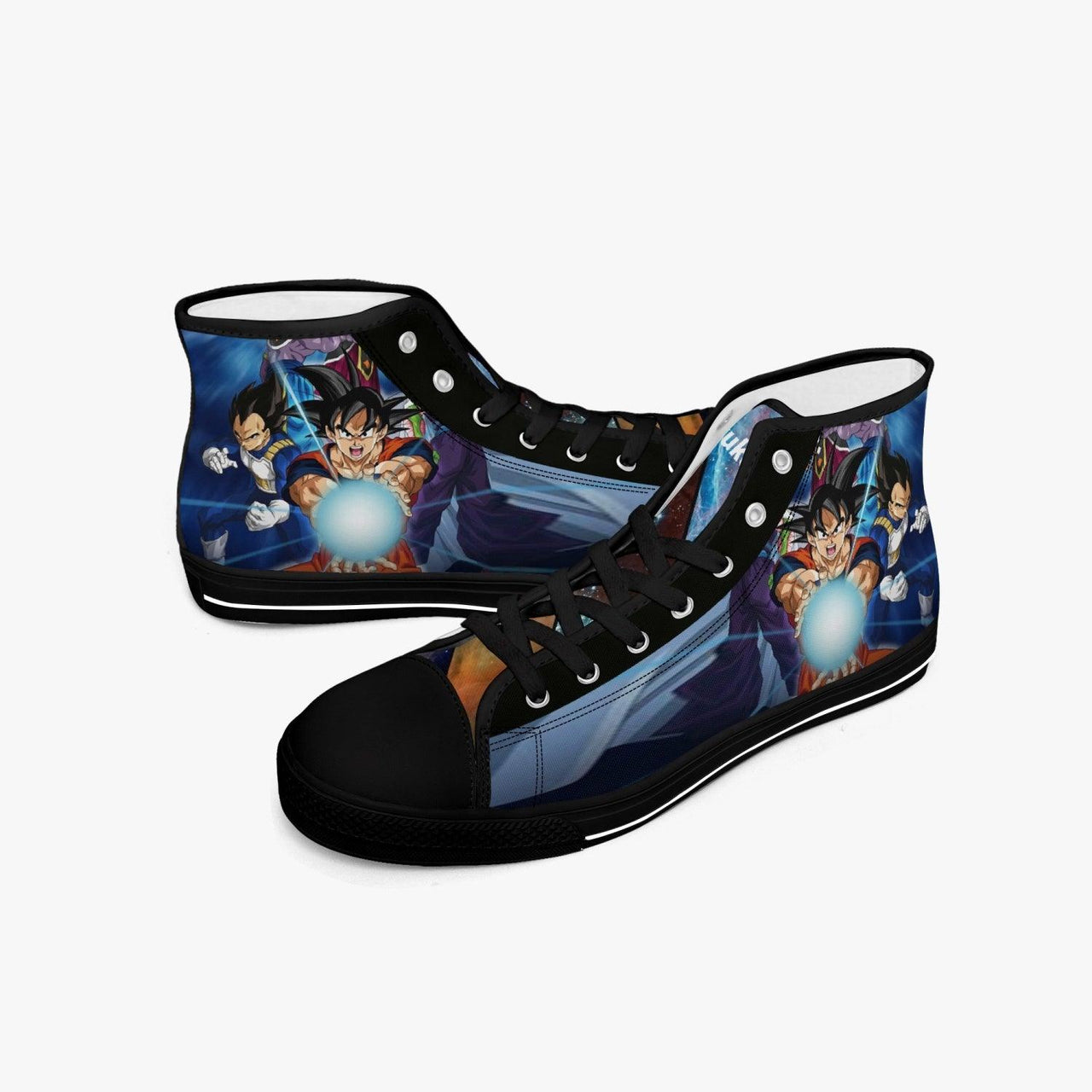 Dragon Ball Z Son Goku and Vegetta A-Star Mid Anime Shoes _ Dragon Ball Z _ Ayuko